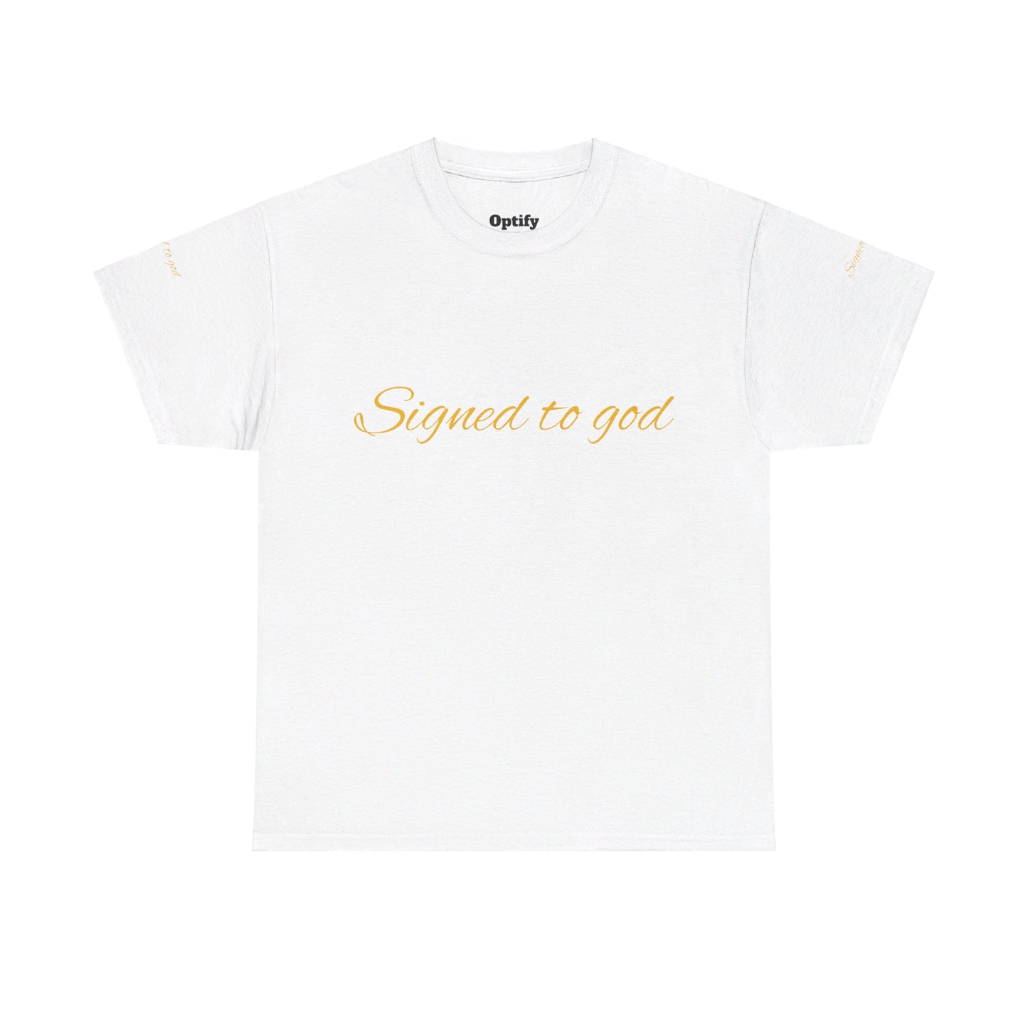 Signed To God | Unisex Heavy Cotton Tee