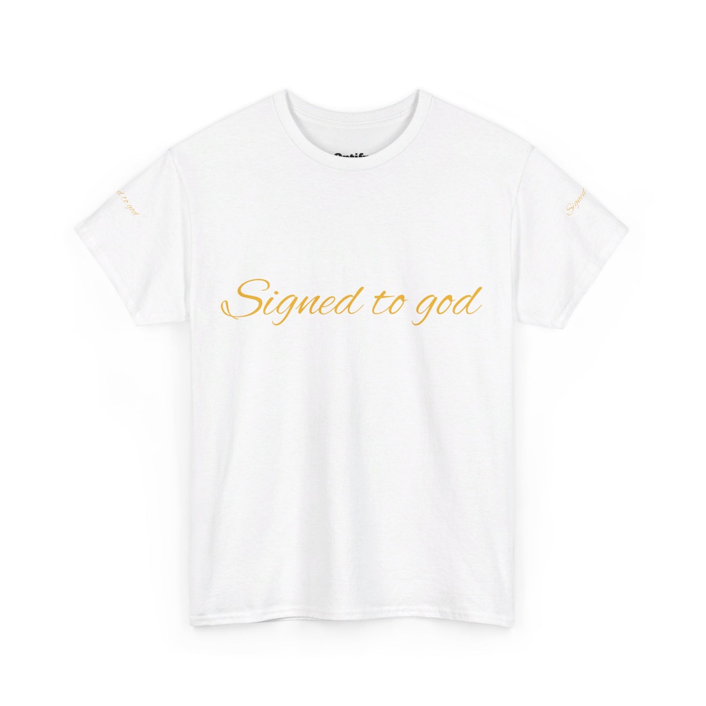 Signed To God | Unisex Heavy Cotton Tee