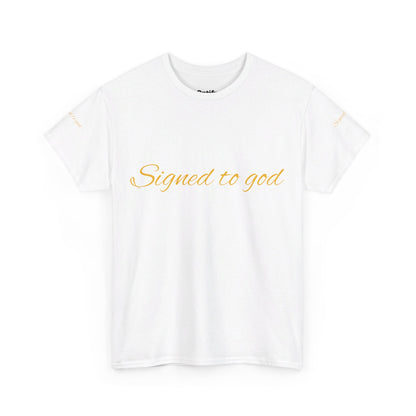 Signed To God | Unisex Heavy Cotton Tee